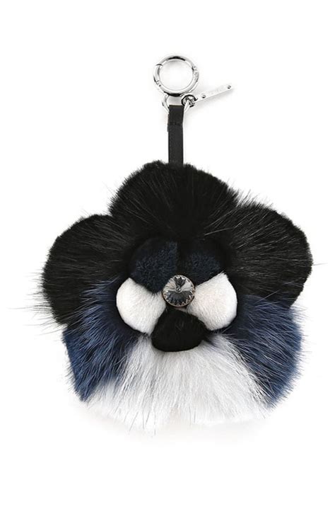 fendi fox fur bag charm|fendi fox fur charm.